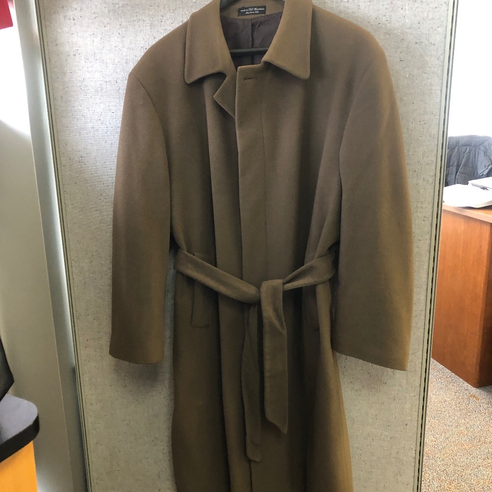 Men’s Cashmere Blend Long Coat